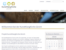 Tablet Screenshot of kunstklangkirche.org